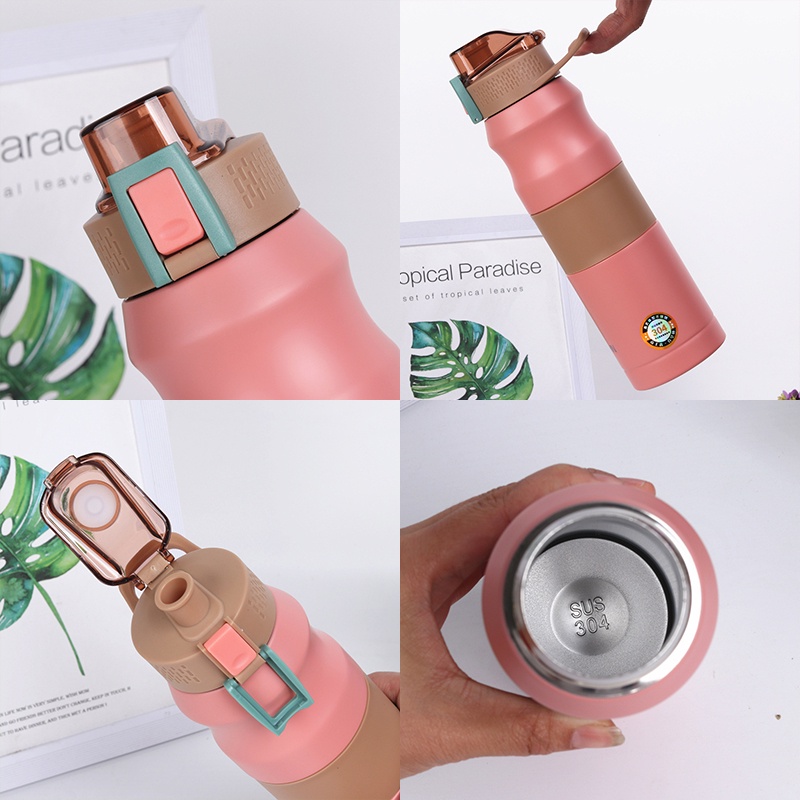 Mới Bình Nước Giữ Nhiệt Bằng Thép Không Gỉ Thiết Kế Sáng Tạo