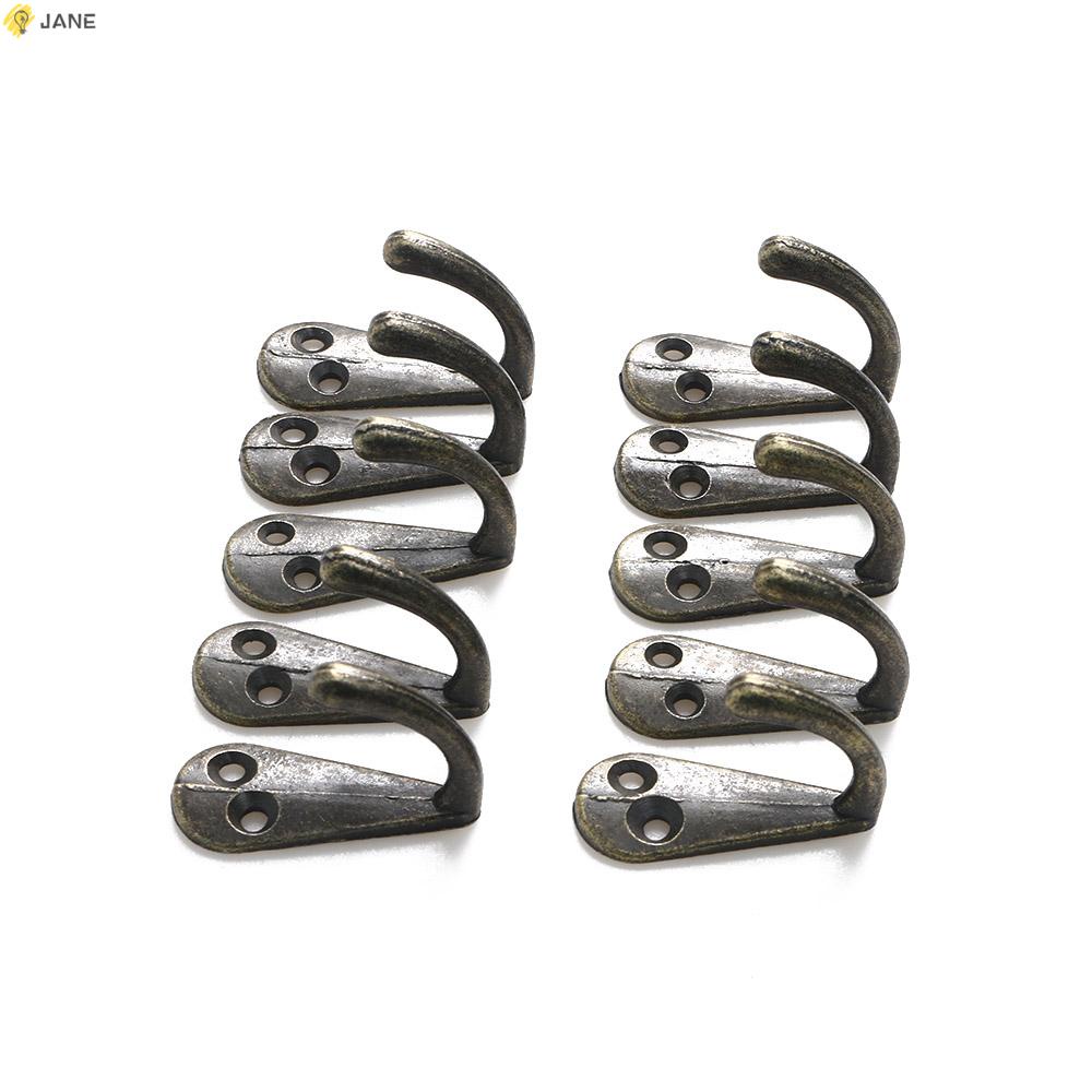 Bộ 10 móc treo đa chức năng gắn tường bằng kẽm chất lượng cao