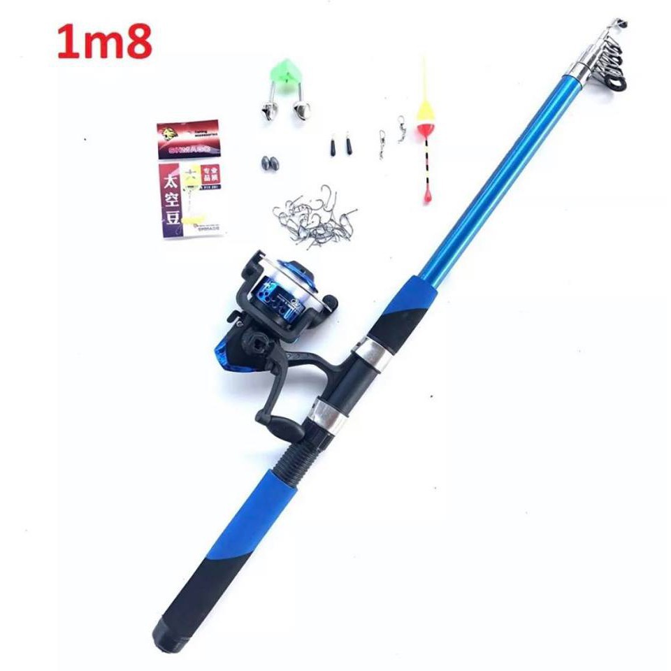 🐠 Bộ Cần Câu Rút Shimano 2m1 🐠 3m6 🐠tặng kèm phụ kiện 🐠