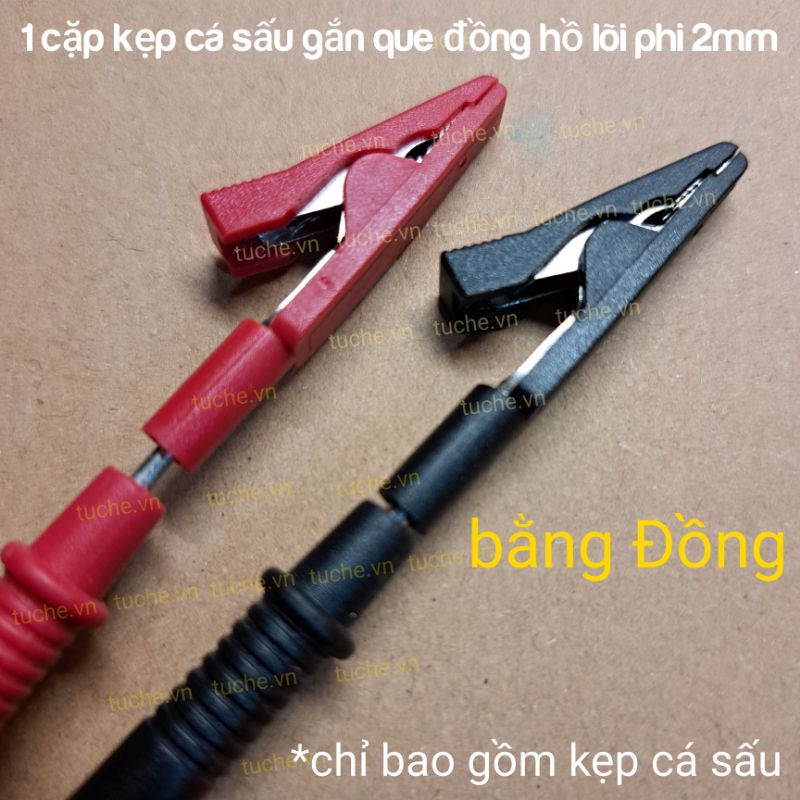 Kẹp cá sấu ĐỒNG ĐỎ, ĐỒNG mạ THIẾC,NIKEN