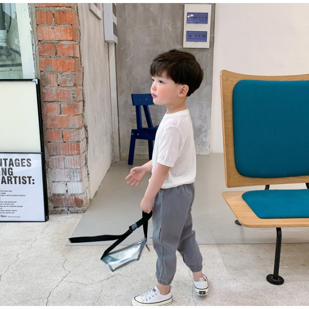 Quần Linen Dài thắt dây  cho bé Q357