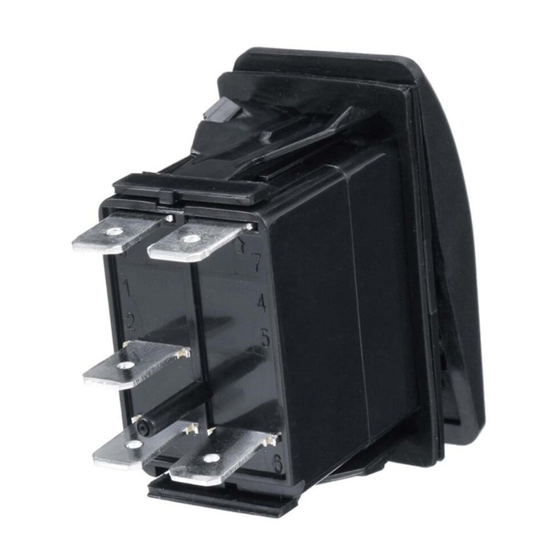 Công Tắc Đèn LED 12V 24V 5 Chấu Chống Thấm Nước Chuyên Dụng Cho Tàu Thuyền / Xe Hơi