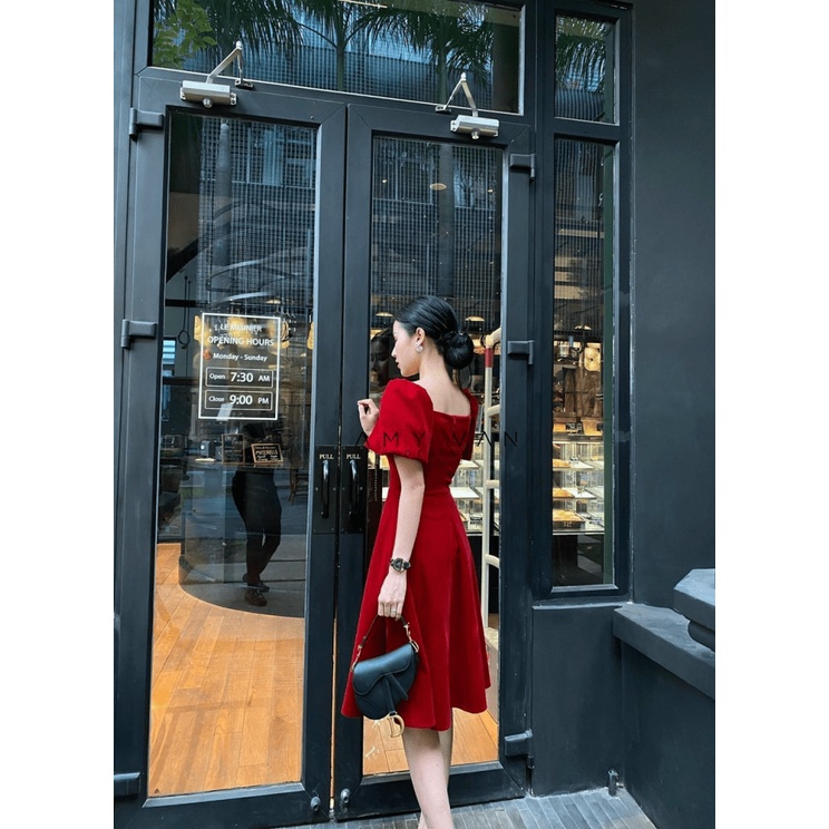 ĐẦM THIẾT KẾ NỮ DỰ TIỆC SANG CHẢNH CAO CẤP PU (HÀNG QUẢNG CHÂU)