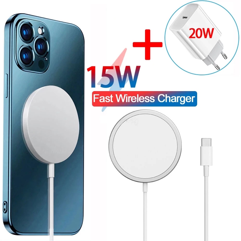 Đế Sạc Nhanh Không Dây 15w Cho Iphone 12 11 Pro Xs Max Mini Xr X 8 Plus