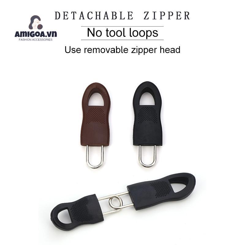 ✨✨Bộ Dụng Cụ Khóa Kéo/ Đầu Dây Kéo/ Đầu Dây Kéo Bằng Hợp Kim Thông Dụng Có Thể Tái Sử Dụng Cho May Vá DIY