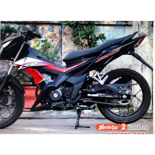 Tem rời sonic 150R đỏ đen chữ tàu ẩn