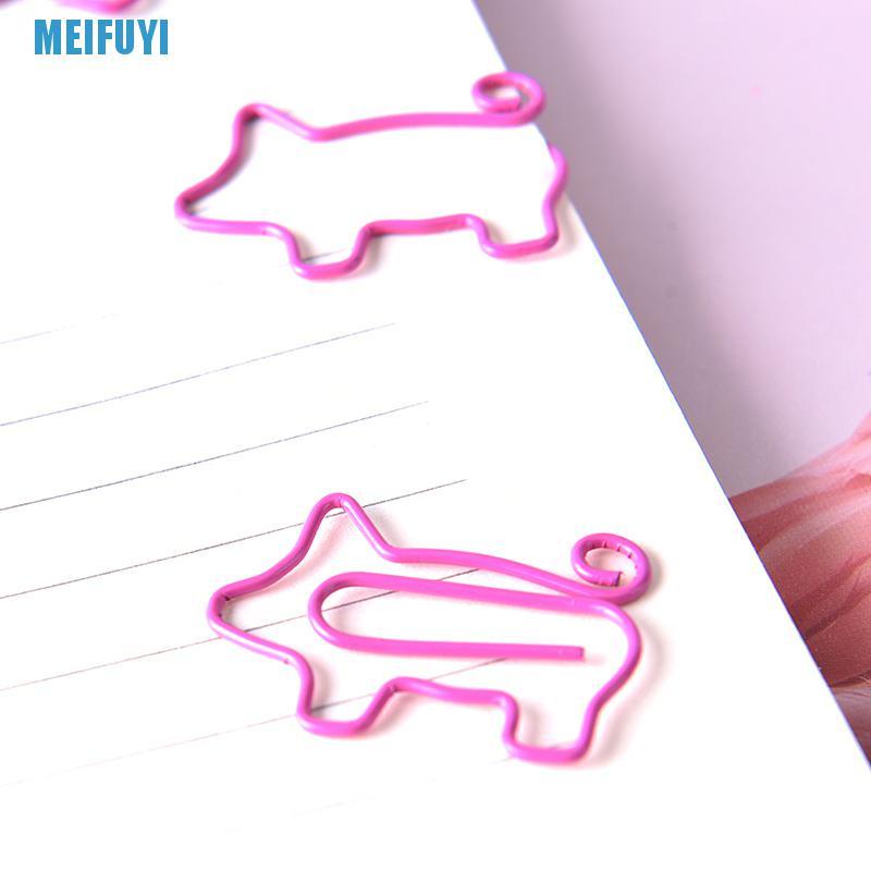 Set 4 Kẹp Giấy Hình Chú Heo Hồng Đáng Yêu