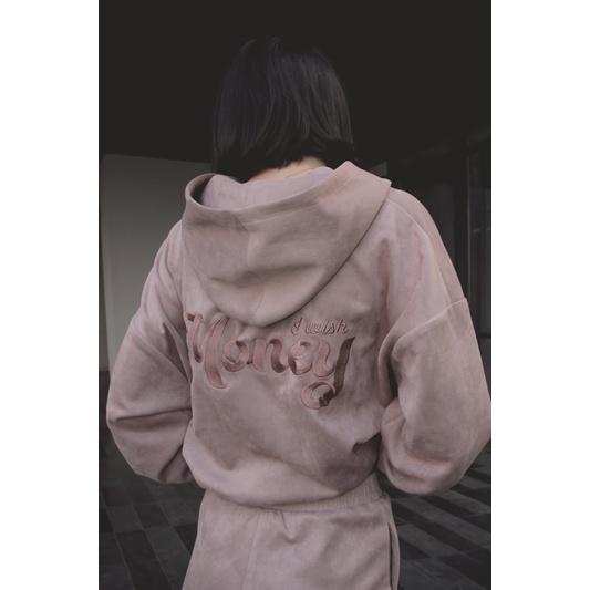 Áo hoodie oversize 💸 FREESHIP 💸 da lộn MONEY | Unisex nam nữ FIT 40-75kg