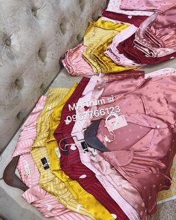 Bộ Pijama lụa gấm cao cấp