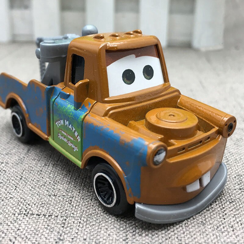 7Pcs Disney Pixar Digital Vehicle Jackson Cruz Cruz Matt Truck 1:55 Metal Car Toy Kid Boy Christmas Christmas Gift