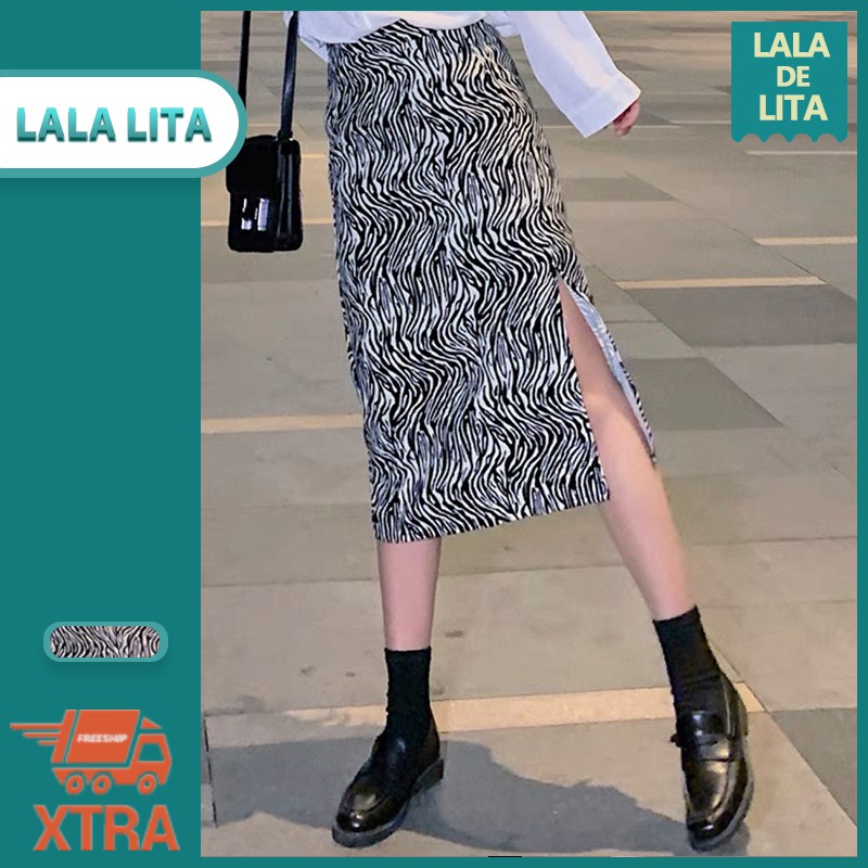 Chân váy dài họa tiết da beo thời trang hot nhất mùa hè  2021 -LALALITA