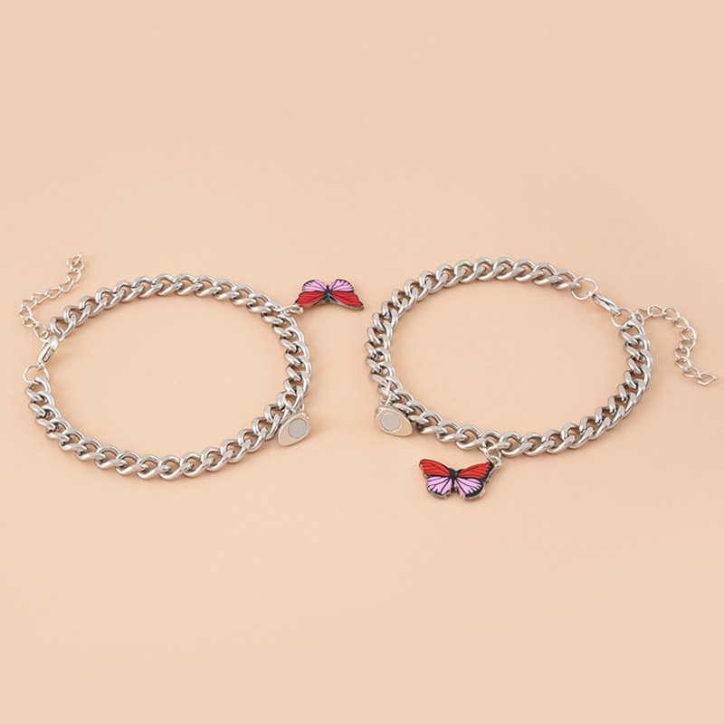 Set 2 Vòng Tay Mặt Trái Tim Cho Cặp Đôi