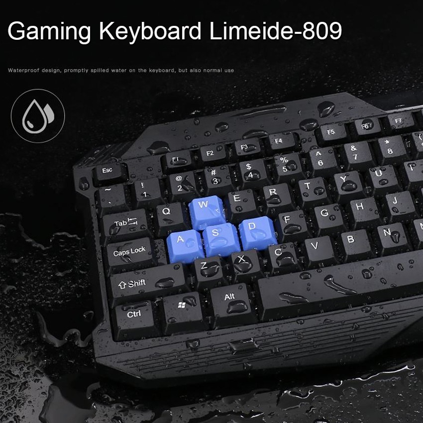 Bàn phím chơi Game giả cơ Limeide L809 - Hàng Chính Hãng