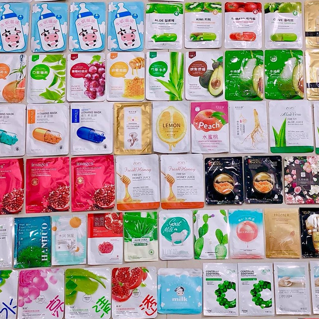 Mặt Nạ Giấy Nội Địa Trung Dưỡng Trắng Da Thải Độc Giảm Mụn Phục Hồi - Vibesvietnam | BigBuy360 - bigbuy360.vn