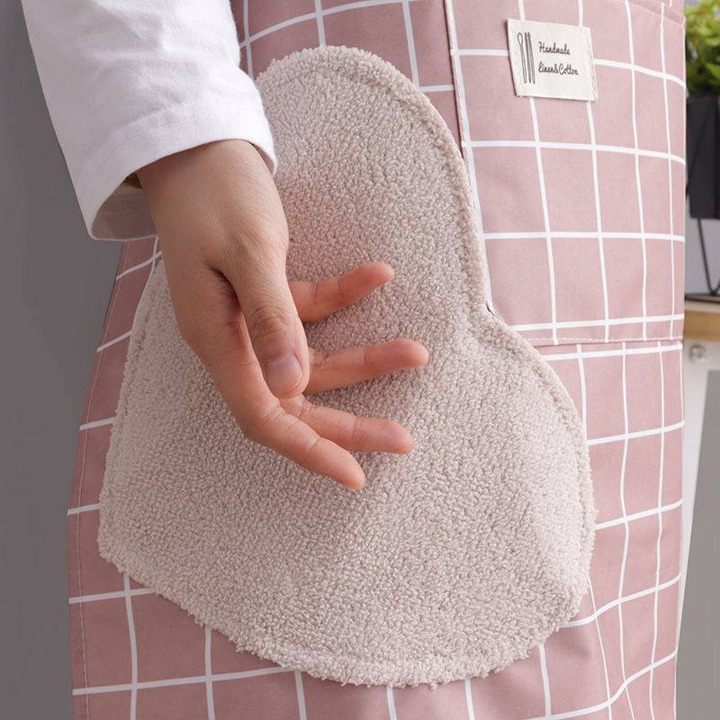 Tạp dề đeo cổ chống dầu chống nước có thể điều chỉnh phong cách Nhật Bản
