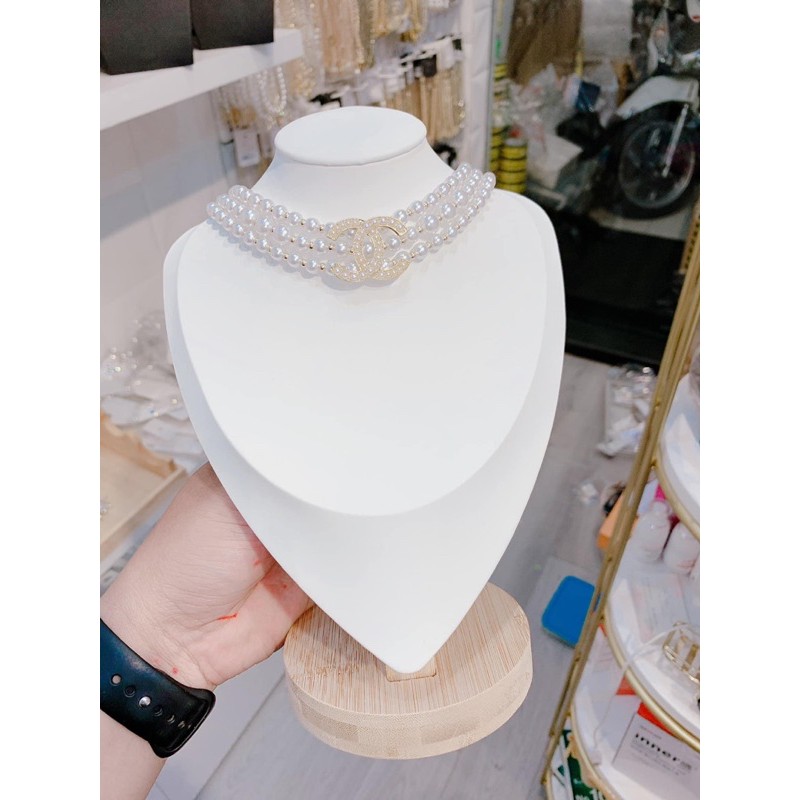 Cổ manocanh trưng dây chuyền cao cấp cho shop