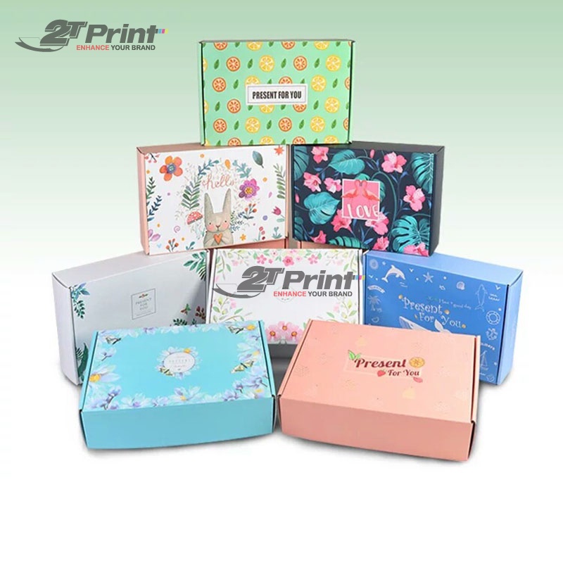 Hộp Carton Nắp Gài Đóng Hàng - Giftbox - Đựng Quần Áo, Mỹ Phẩm, Quà Tặng - Chất Liệu Cứng Cáp, Đa Dạng Kích Cỡ