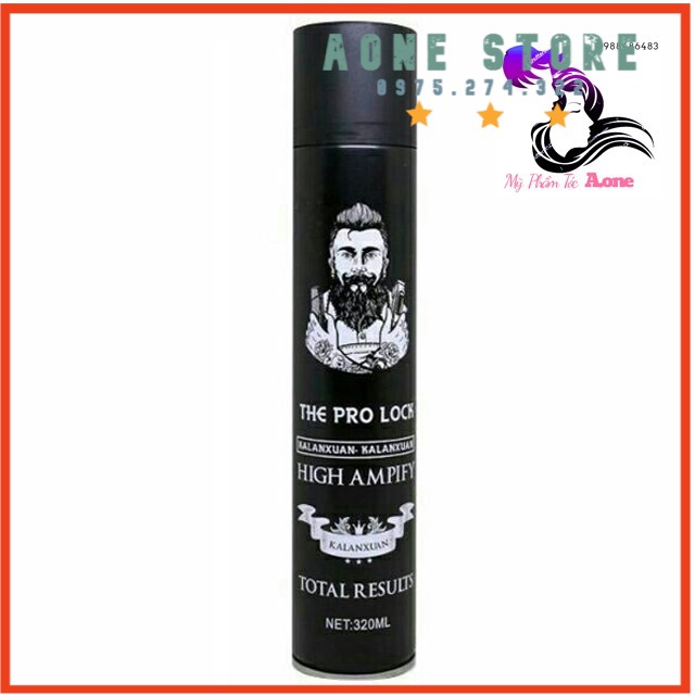 Gôm Xịt Tóc The Pro Lock High Ampify 420ml