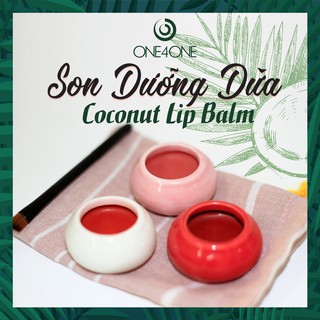 Son Dưỡng Dừa Handmade One4One 3g - hũ gốm đất nung