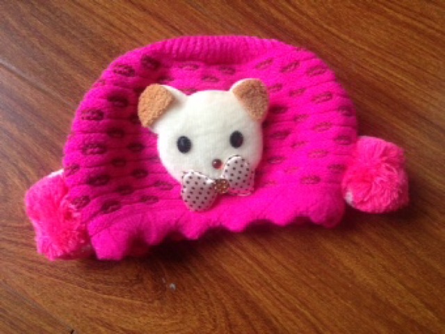 Mũ len đáng iu cho bé