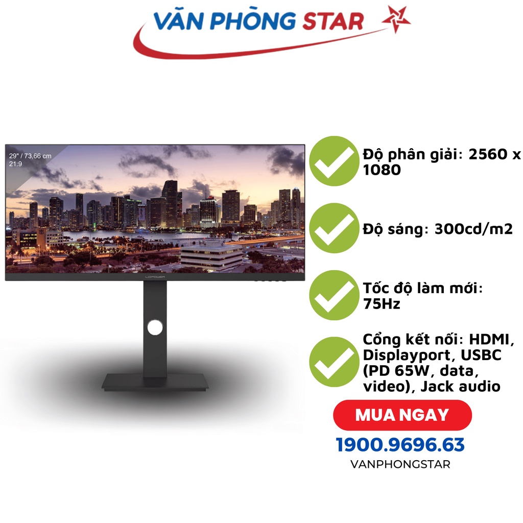 Màn hình LC-Power LC-M29-UW-UXGA-75