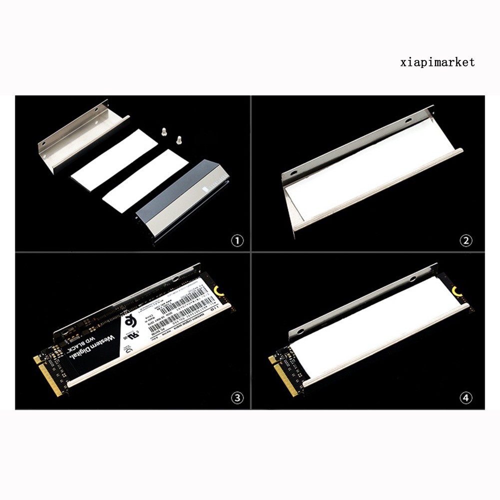 Bộ Tản Nhiệt Ổ Cứng Ssd M.2 2280 Nvme Bằng Nhôm