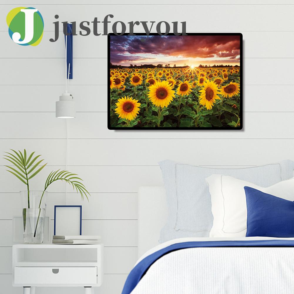 Bộ Tranh Đính Đá 5d Tự Làm Toàn Diện Hình Hoa Hướng Dương