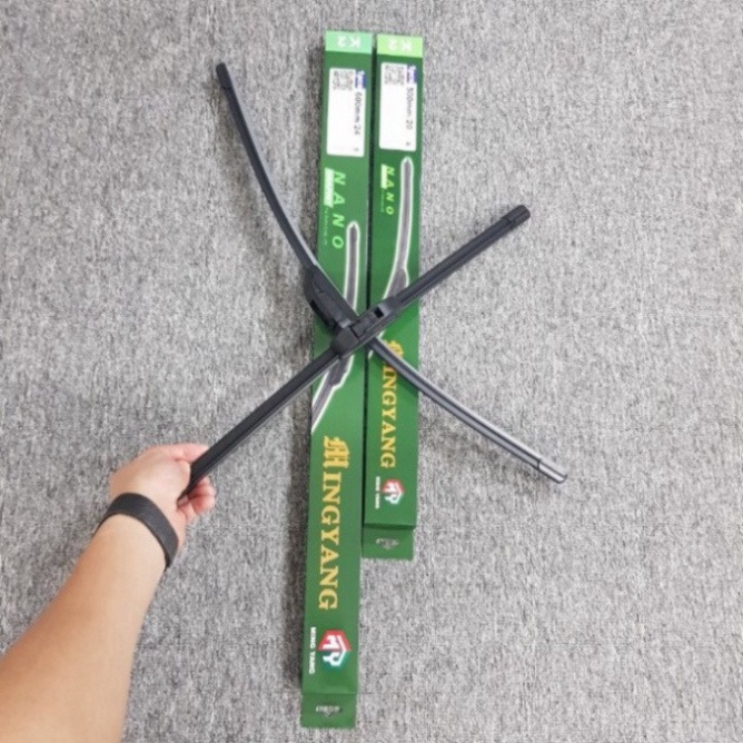 Bộ 2 thanh gạt nước mưa ô tô Nano mềm cao cấp dành cho hãng xe Kia