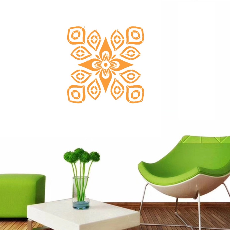 Set 16 Khuôn Tự Phun Vẽ Họa Tiết Mandala Có Thể Tái Sử Dụng