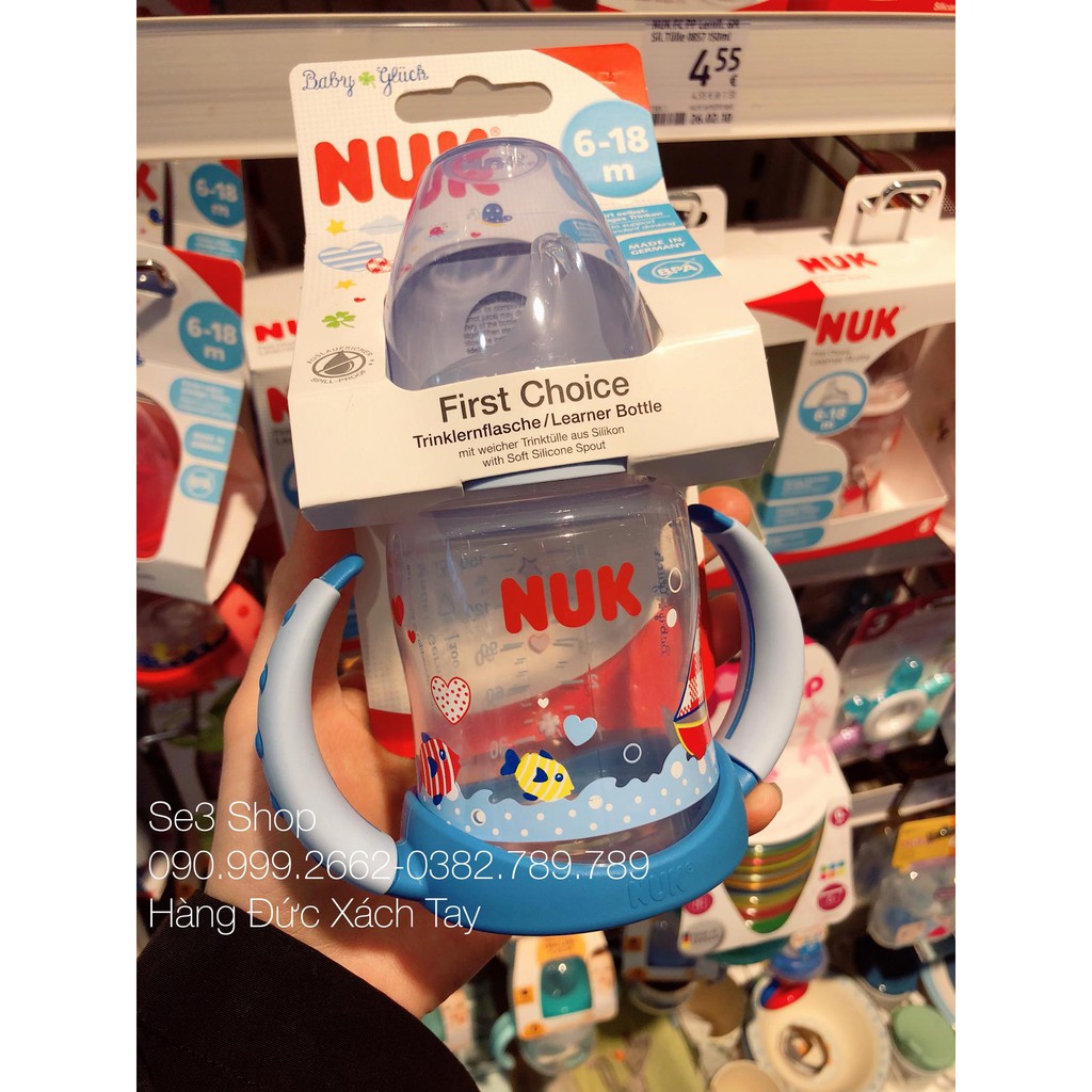 Bình tập uống NUK Baby Gluck