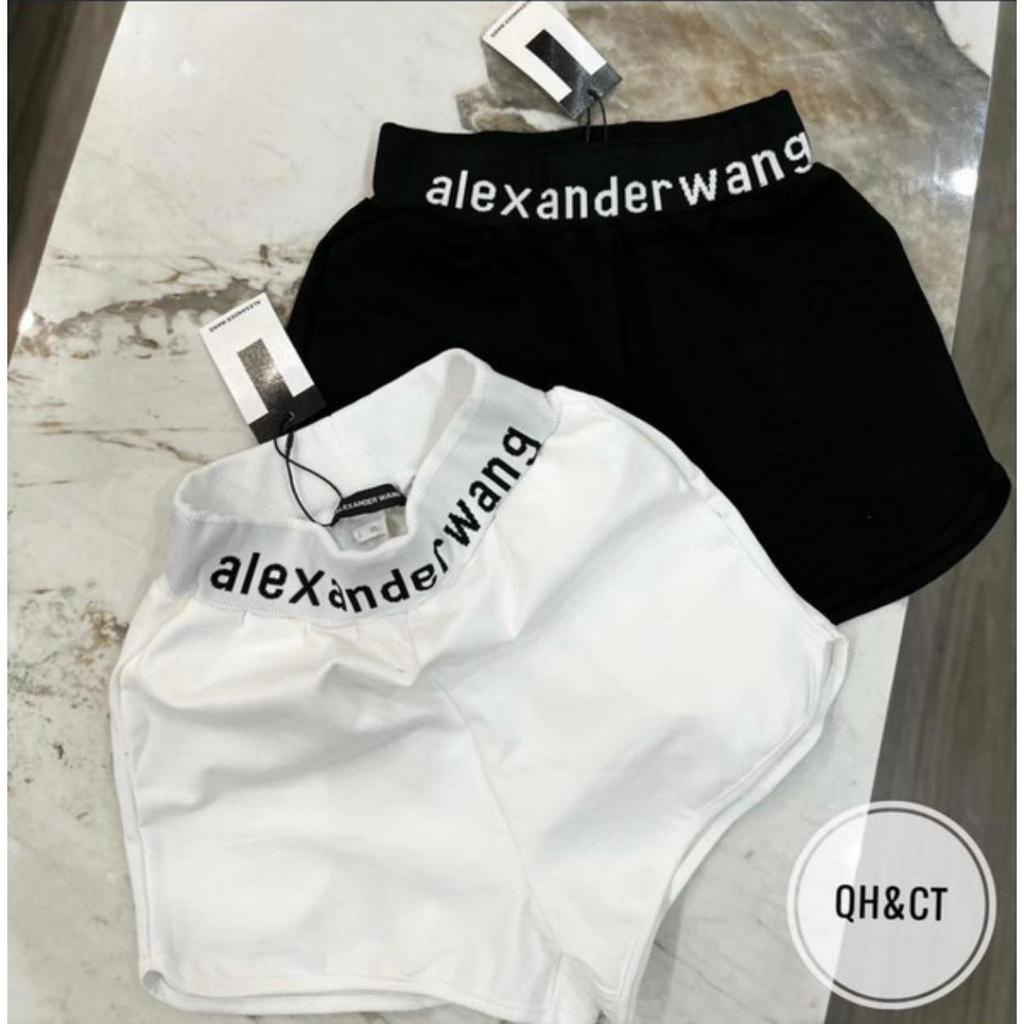 Quần sooc cạp chun chữ 2 màu hót