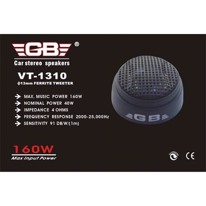 💥 Loa Cánh Ô tô Treble GB 1310 160W
