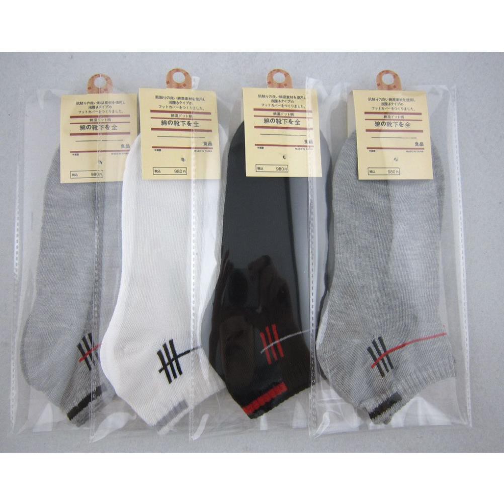 Tất nam cổ ngắn KOLANO vớ nam co giãn họa tiết 3 sọc đi giày da, thể thao chạy bộ, gym FAS-001328