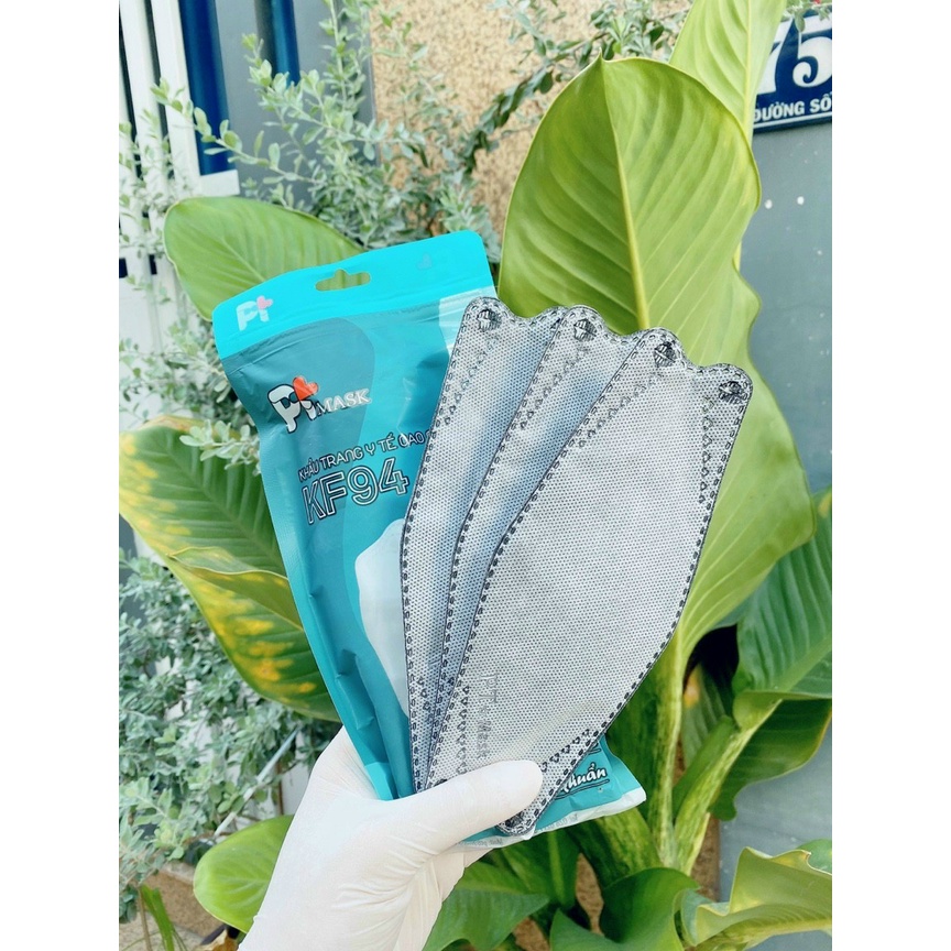 1 Thùng Khẩu trang 4D KF94 PT Mask Phương Tuyến Màu Trắng, Xanh, Xám, Đen Vải 4S