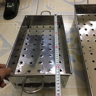 KHAY NƯỚNG THỊT KHÔNG RỈ 2 mẫu ngắn dài