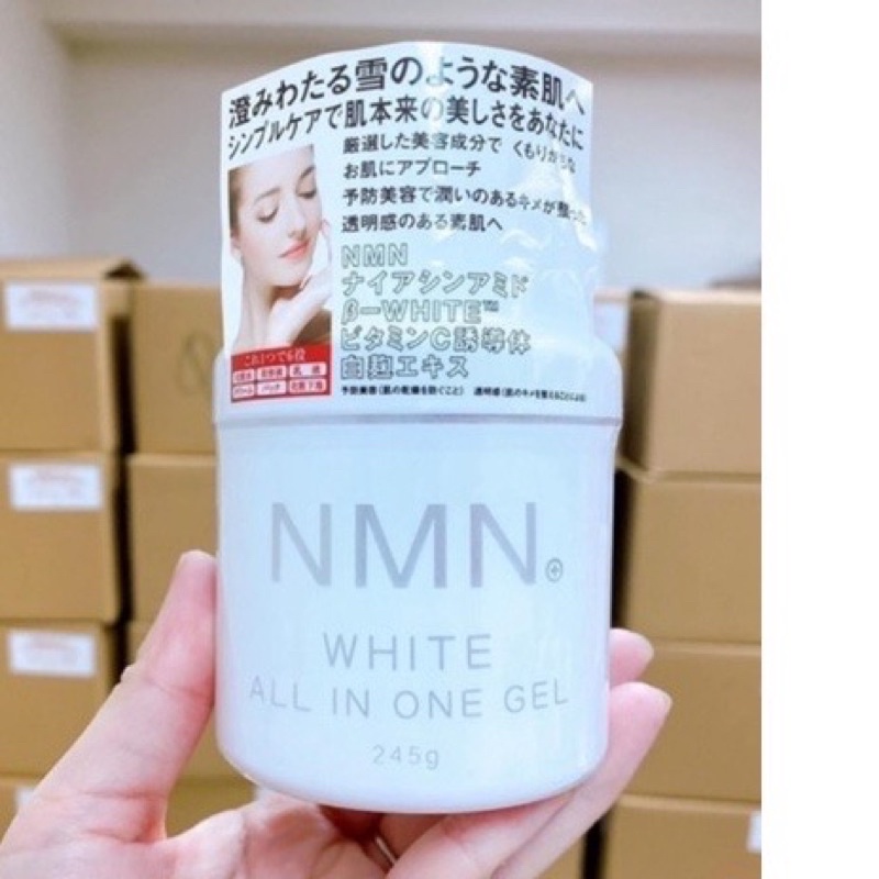 Kem Dưỡng Trắng Da 6 trong 1 NMN White All In One Gel Nhật