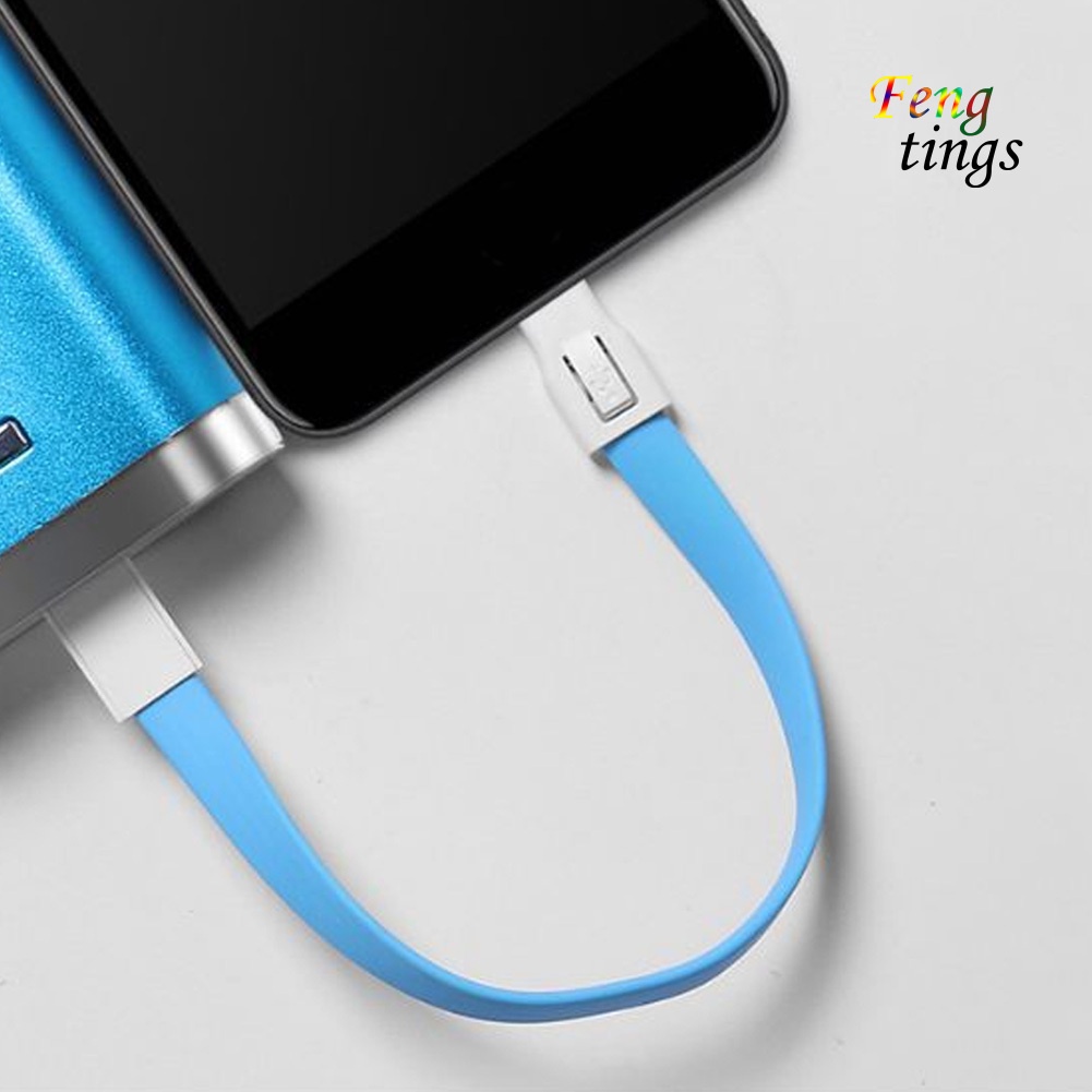 Dây cáp sạc Micro USB/Type-C có móc khóa cho Android iPhone