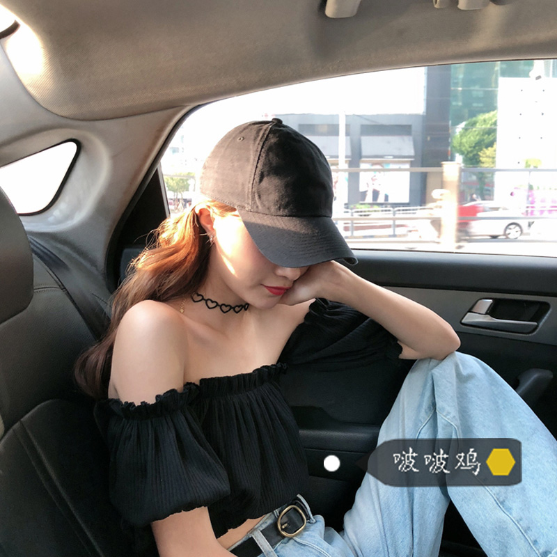 Áo Thun Kẻ Sọc Trễ Vai Phong Cách Hàn Quốc Gợi Cảm Dành Cho Nữ