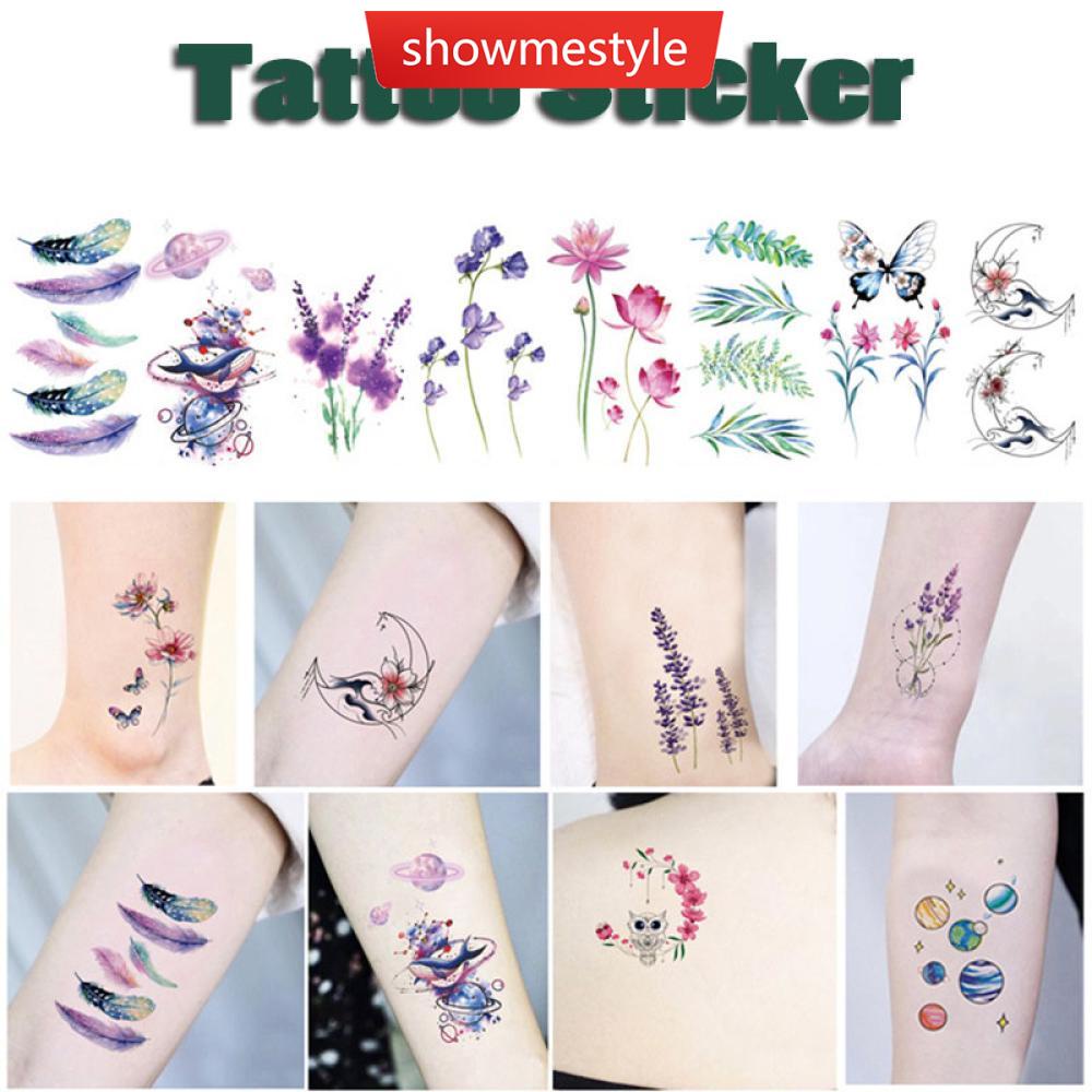 Hình Xăm Dán Nhiều Màu Sắc Chống Nước Lâu Trôi Dành Cho Nam Và Nữ Y9Z4