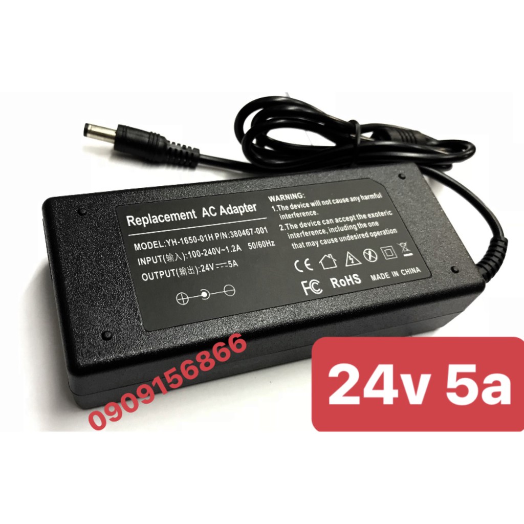 Nguồn adapter 24V - 5A