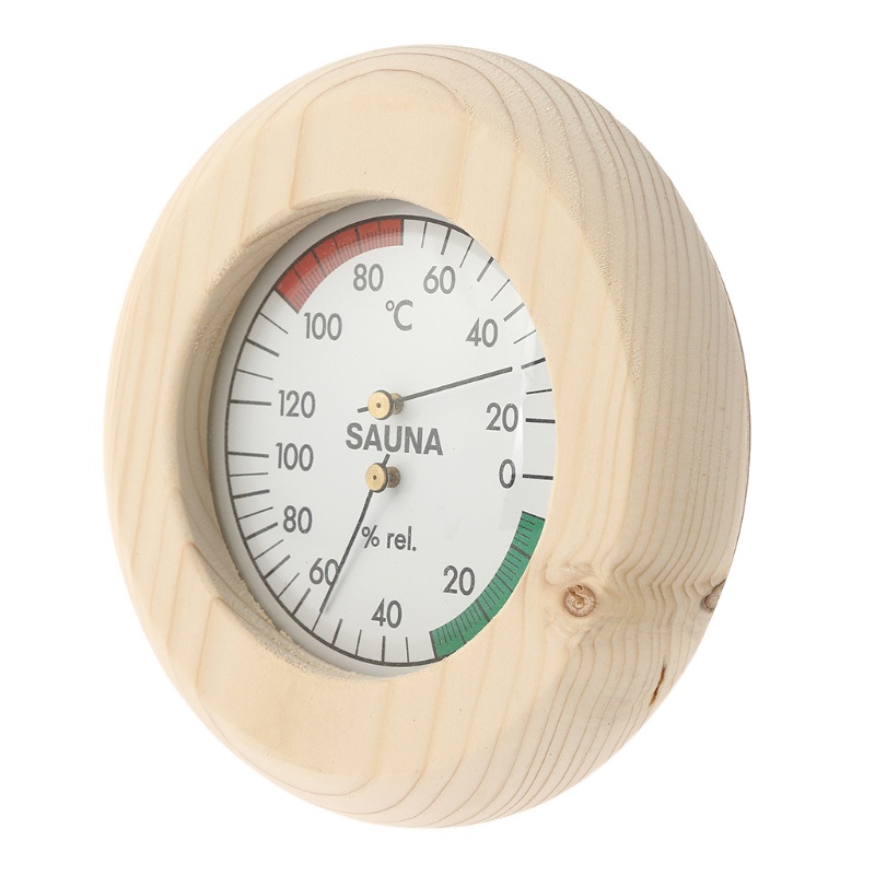 Máy Đo Nhiệt Độ Và Độ Ẩm Kỹ Thuật Số Bằng Gỗ Treo Tường Tiện Lợi