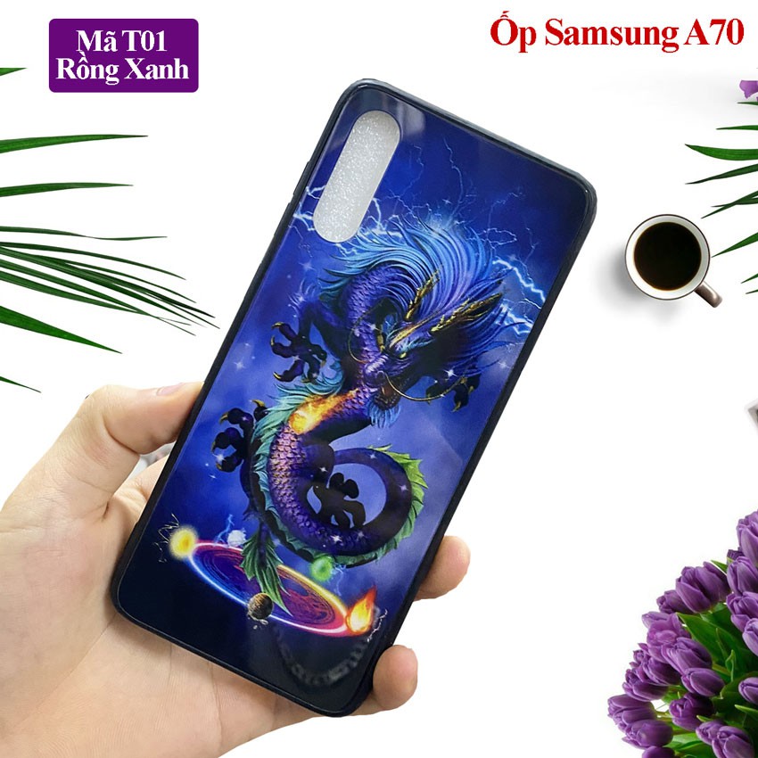 [Freeship] Ốp lưng Samsung A70, vỏ case Galaxy A70 điện thoại ss mặt kính, chống trầy xước, hoa văn tinh tế đẹp độc lạ