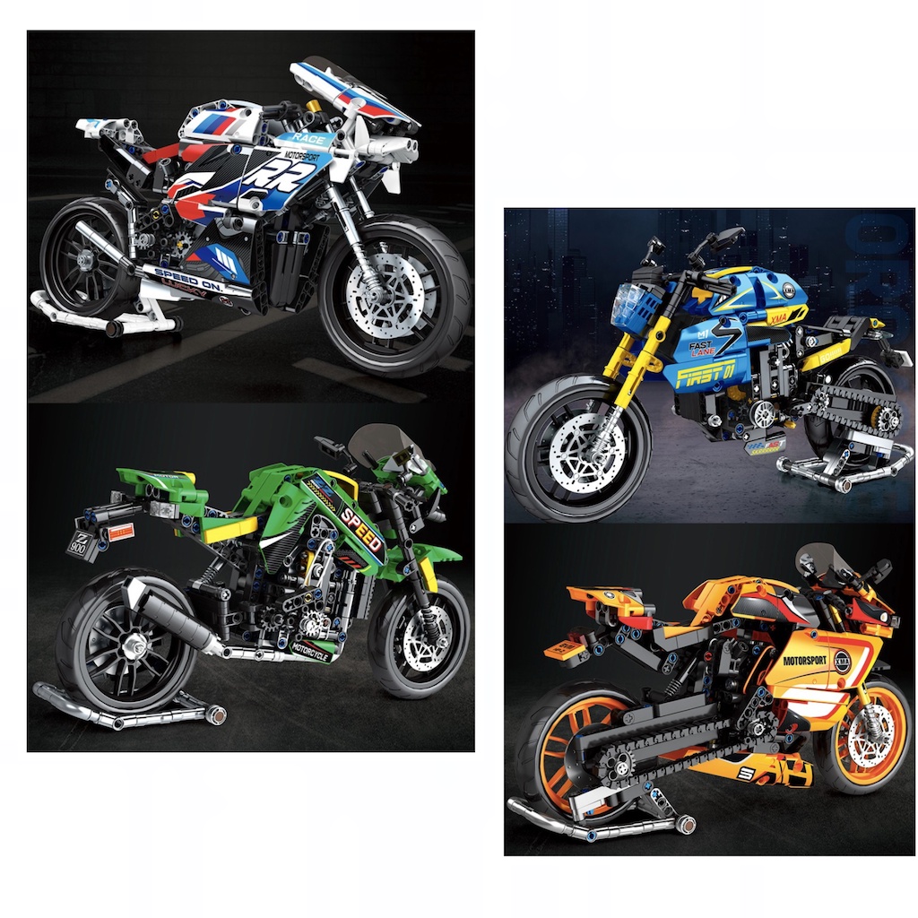 Moc Bộ Đồ Chơi Lego Lắp Ráp Mô Hình Xe Mô Tô / Xe Mô Tô / Xe Máy Cho Bé
