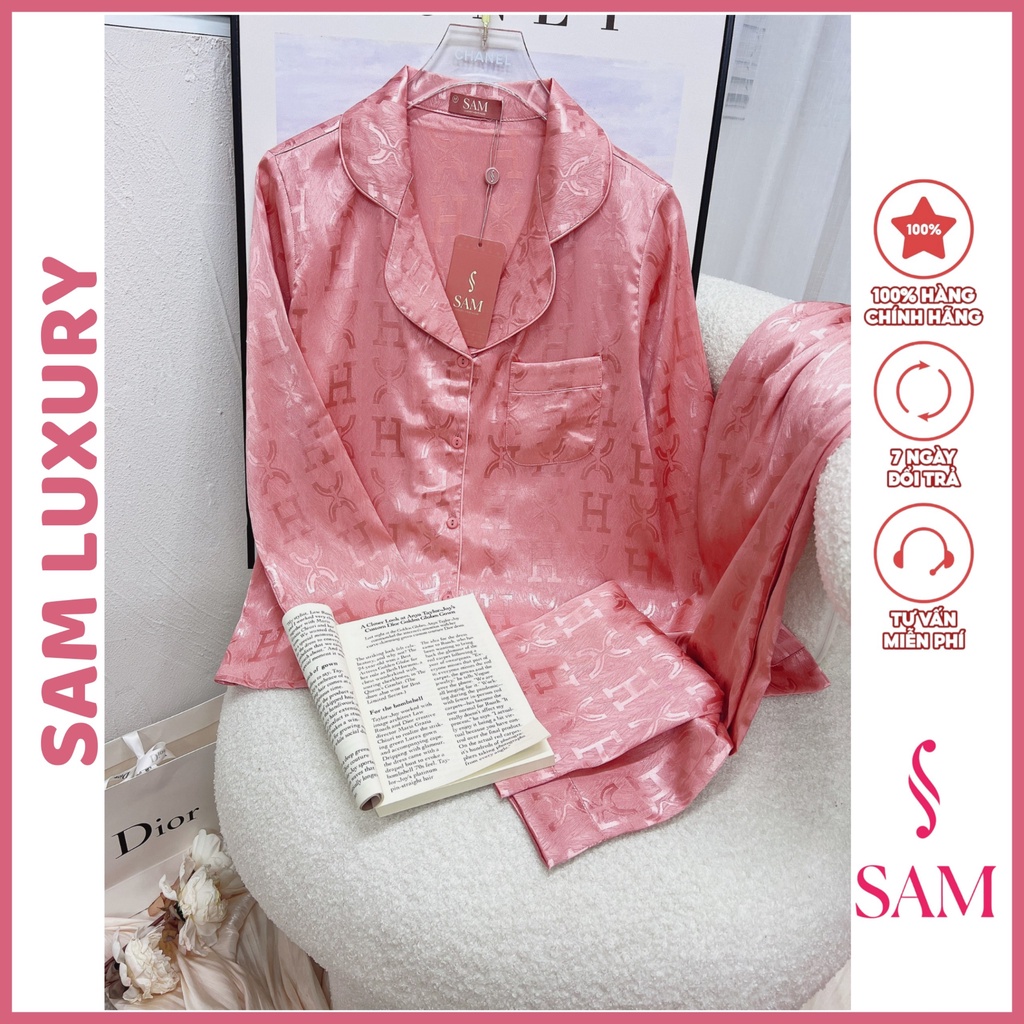 SALE  Bộ lẻ Size Bộ đồ ngủ Pijama lụa  Sam luxury cao cấp ao tay dài