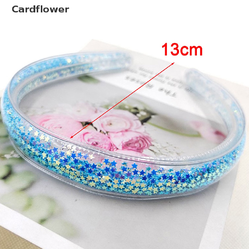 &lt; Cardflower &gt; Băng Đô Kim Tuyến Lấp Lánh Thắt Nút Đáng Yêu Cho Trẻ Em Đang Giảm Giá