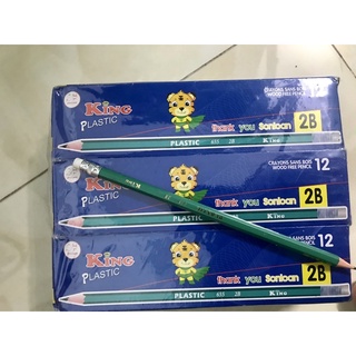 Sét 12 hộp bút chì king 2b