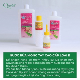Axeton Nước Rửa Móng Tay Quyên (500ml, 110ml)