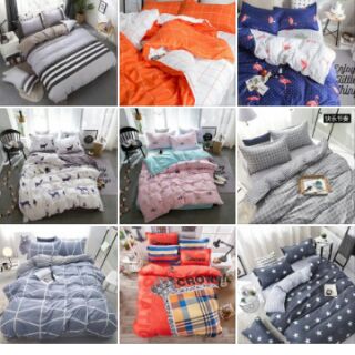Bộ chăn ga drap poly nhập