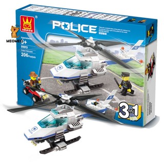 Đồ Chơi Lắp Ráp Lego Máy Bay Trực Thang Chiến Đấu 206 Chi Tiết, Rèn Luyện Khả Năng Sáng Tạo, Sự Khéo Léo - SUMOSHOP68