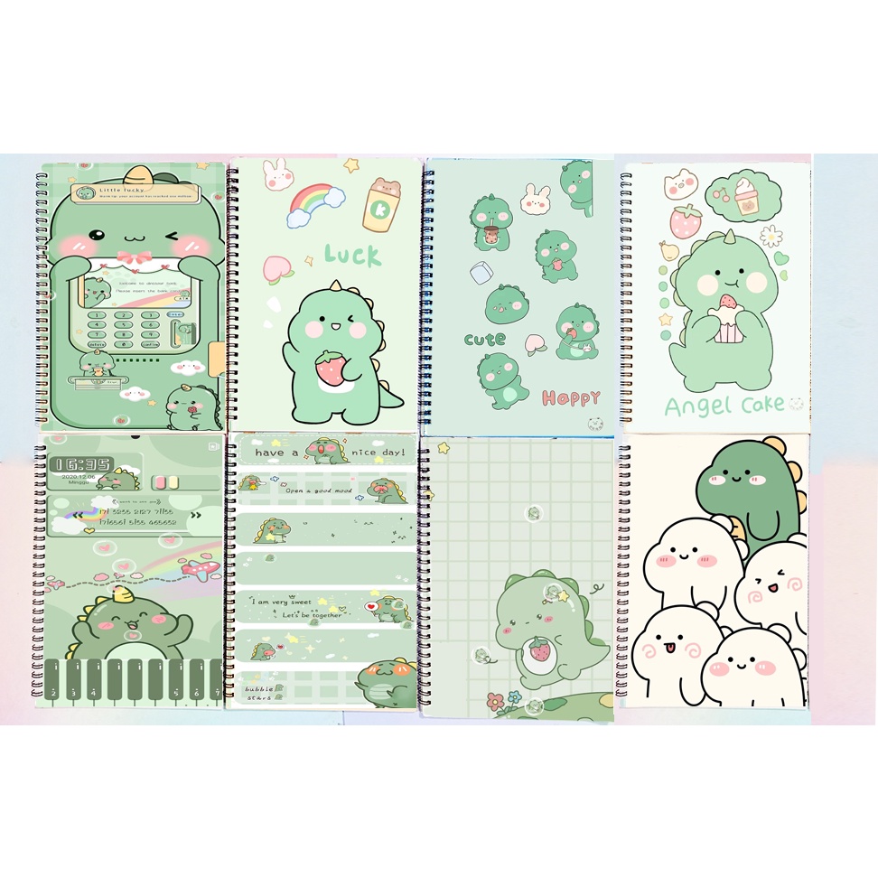 Sổ lò xo khủng long SLI26 60 trang 17x25cm